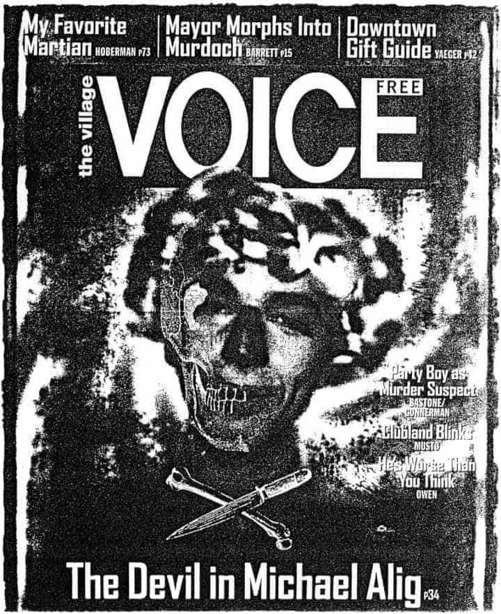 Cover of the Village Voice
