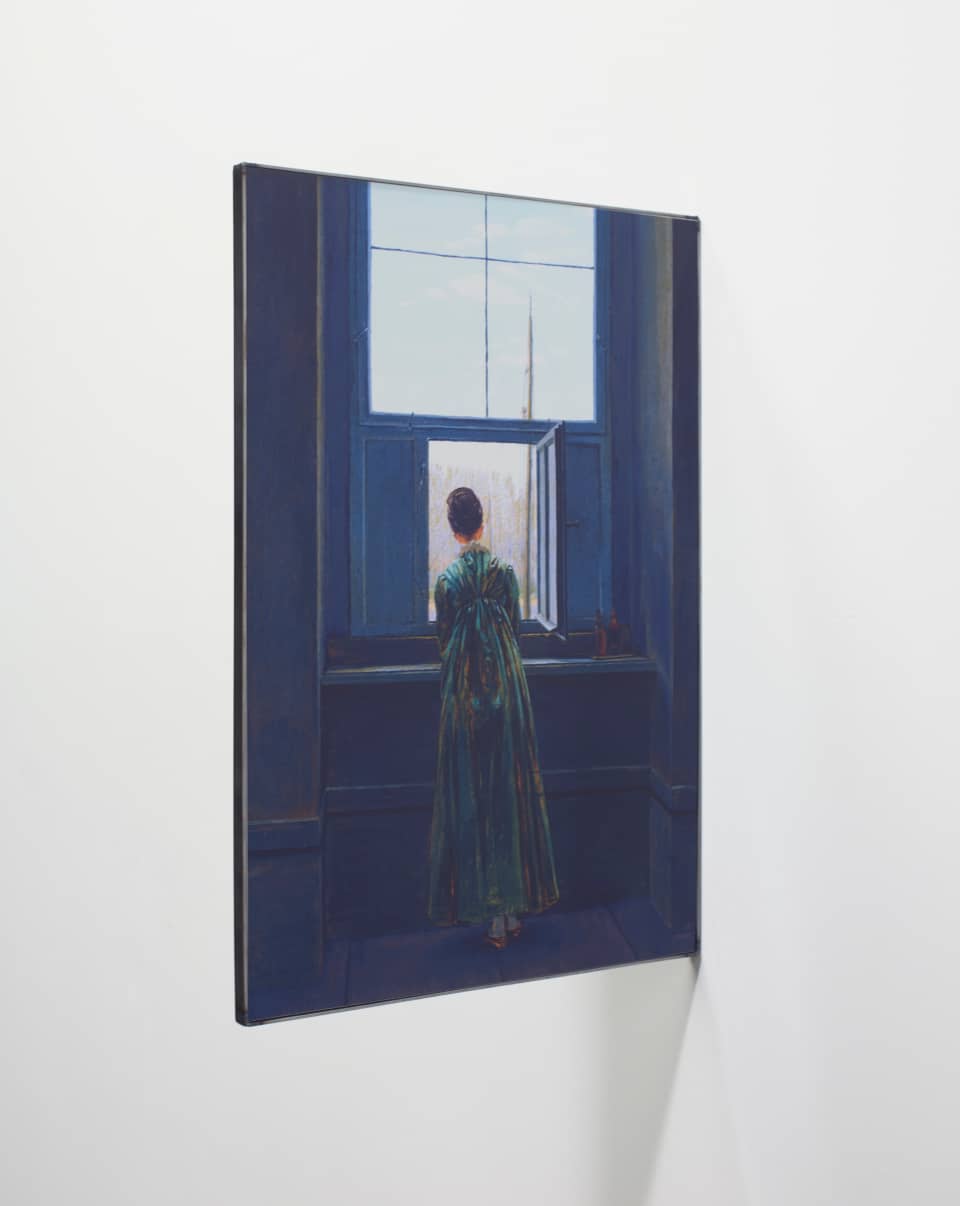 Woman at the Window, installation view (back)